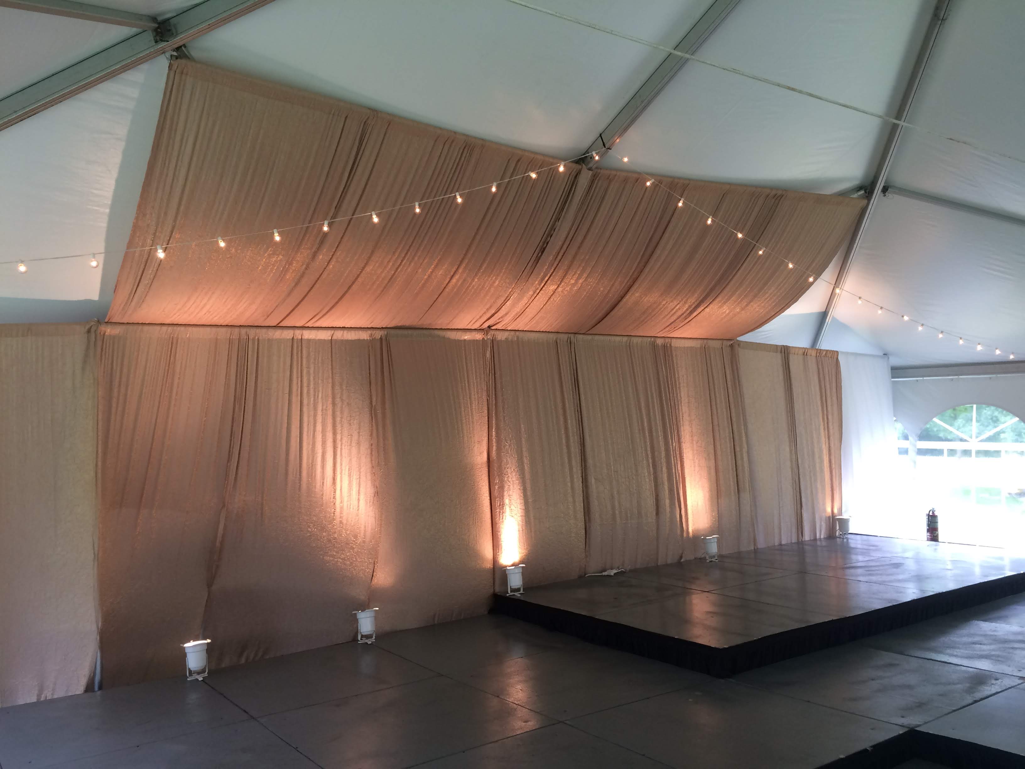 Iridescent Camel Drape Backdrop 12 Tall Specialty Drape