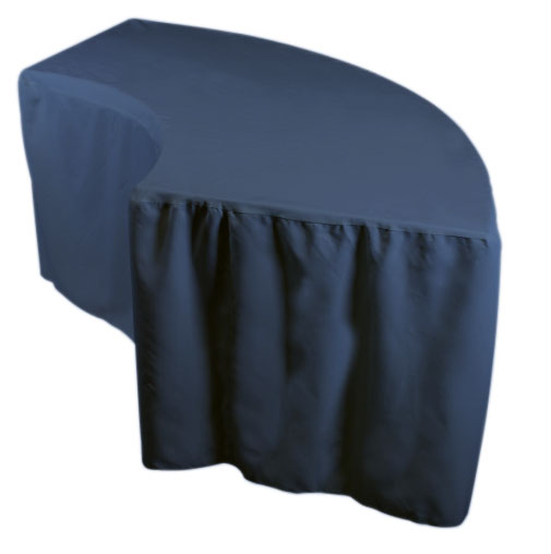 Serpentine Tablecover Fitted Navy