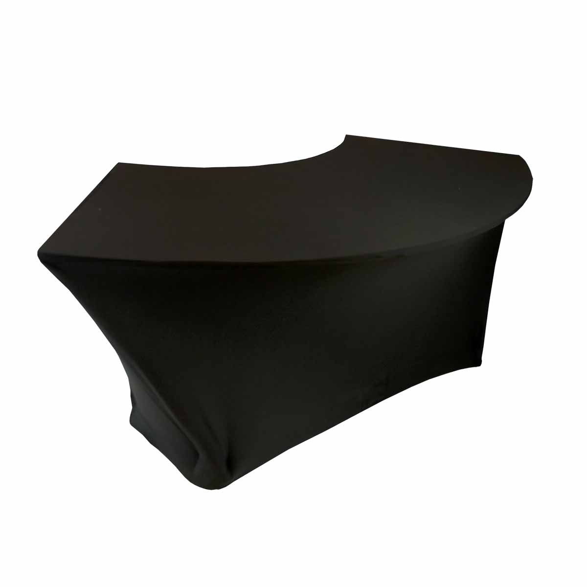 Serpentine Tablecover Spandex Black