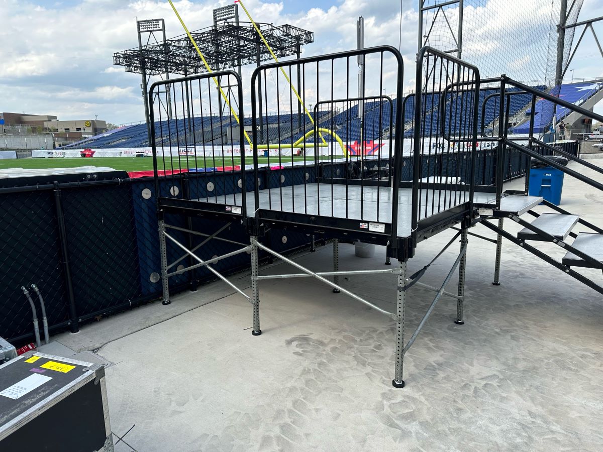 Guard Rail For Stages
